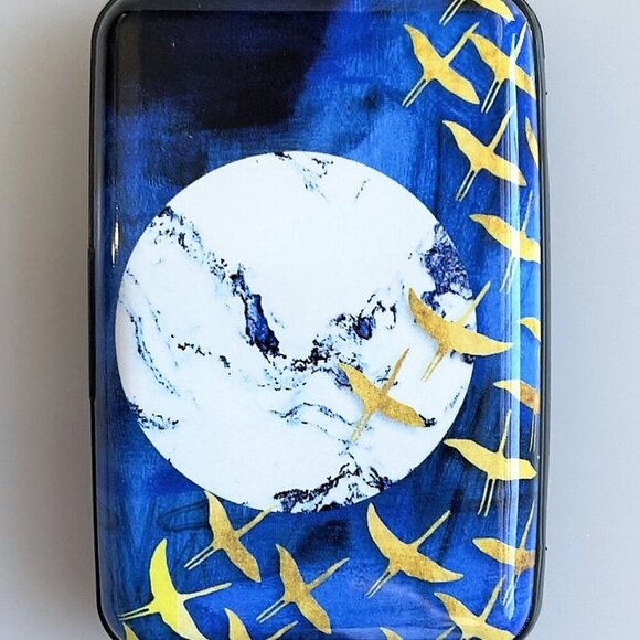 CREDIT CARD PROTECTOR WALLET RFID BLOCKING ALUMINUM - Picture 1 of 9